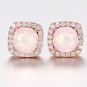 Orecchini a Perno con Cristalli Geometrici per Donne, Eleganti Accessori per Uso Quotidiano e Feste - Product Image 5