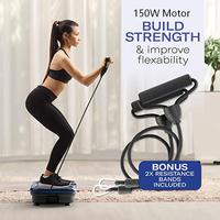 Plateforme vibrante d'exercice à commande à distance 150W pour la maison, la plus économique, pour le fitness et le remodelage corporel