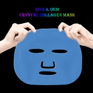 Maschera facciale al collagene blu idratante quotidiana della Corea maschera per il viso infusa vitamina C che blocca l'umidità e ripara la pelle secca - Product Image 6