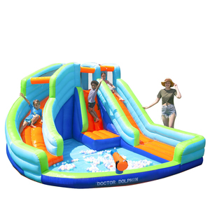Nhà Sản Xuất Tùy Chỉnh <span class=keywords><strong>Inflatable</strong></span> Trượt Nước Blower Hồ Bơi Nhảy Lâu Đài Oxford Sân Sau Trượt Lớn <span class=keywords><strong>Inflatable</strong></span> Nhà Bị Trả Lại Với <span class=keywords><strong>Slide</strong></span> - Product Image 4