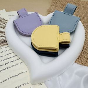 Magnetic Pen Holder for Notebook Slim Pen Loop Clip Magnetic PU Leather <b>Bookmarks</b> Book Lover Gifts - Product Image 4