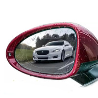 Espejo Retrovisor HD Ultrafino, 99% Transparente, Cristal Templado Grado PET AAA 2.5D/3D, Antilluvia, Antivaho, Impermeable