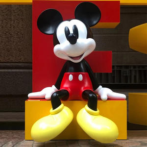 Decoración del Hogar personalizado <span class=keywords><strong>Mickey</strong></span> escultura tamaño real fibra de vidrio Mickeys <span class=keywords><strong>Mouse</strong></span> estatuas pintura <span class=keywords><strong>Mickey</strong></span> escultura - Product Image 4
