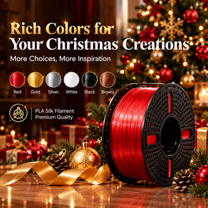 Filamento de Impresora 3D PLA Silk de 1 kg, Acabado Brillante, Múltiples Colores para Adornos Navideños y Decoración de Regalos - Product Image 5
