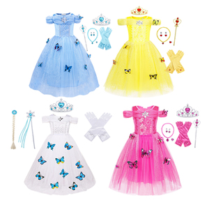 Costume da Principessa per Halloween e Carnevale di <span class=keywords><strong>Elsa</strong></span>, <span class=keywords><strong>Anna</strong></span>, Aurora, Sirenetta, Moana, Sofia, Belle, Rapunzel, Jasmine e Biancaneve da TV e Film - Product Image 4