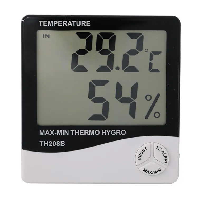 Hochpräzises digitales elektronisches Thermometer-Hygrometer mit großem Bildschirm für den Haushalt
