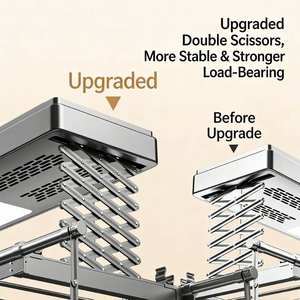 Electric lifting high-end intelligent drying and sterilization multifunctional drying rack - Product Image 6