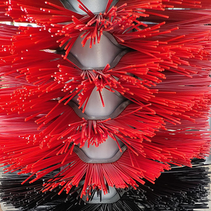 Cepillo para Vacas, Cepillo Corporal para Vacas, Cerdas de Nailon y Acero Inoxidable para el Cuidado y Masaje de Ganado Lechero - Product Image 2