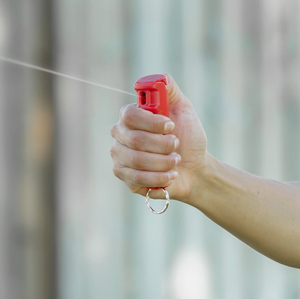 Fabrication de porte-clés de sécurité Mace Spray Set Self Defence Spray Lipstick Perfume Bottle for Women dispositif de protection - Product Image 5