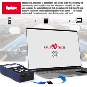 Master <span class=keywords><strong>Zeus</strong></span> MST 500 cầm tay máy quét Xe Máy chẩn đoán OBDII có thể lỗi đọc mã MST-500 công cụ chẩn đoán công cụ phổ quát - Product Image 5