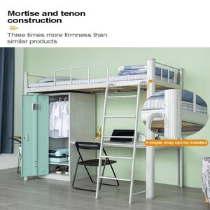 <b>Cheap</b> Metal Beds New Design School Furniture Dormitory Metal Bunk Bed - Product Image 2