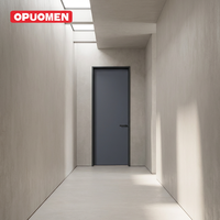 Pintu Kamar Mandi Aluminium Kaca Modern Murah Model Ayun Tahan Air Lapisan Powder Coating Ukuran Sesuai Pesanan Garansi 5 Tahun Apartemen Hotel