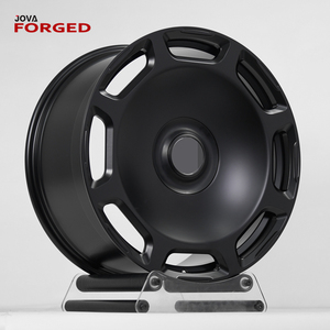 ล้อแม็กซ์ JOVA อลูมิเนียมฟอร์จใหม่ ขอบเว้าลึก สีดำด้าน 5x130 PCD ขนาด 18-22 นิ้ว ได้รับการรับรองมาตรฐาน TUV สำหรับการดัดแปลง/อัพเกรด - Product Image 1