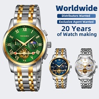 Montre à quartz tendance SKMEI 9394 de qualité usine, boîtier en alliage de zinc, bracelet en acier inoxydable, affichage de la phase de lune, verre étanche 30 mètres
