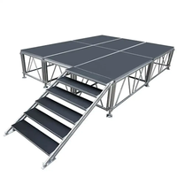 Concerts Plancher Blocs En Bois Dj Choral Risers Rétractable En Aluminium Pont Podium Portable Scène Couvre À Vendre