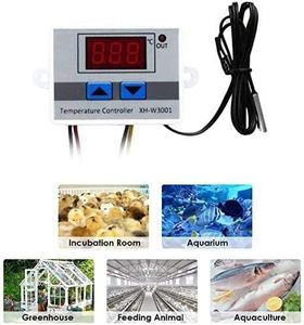 เครื่องควบคุมอุณหภูมิชิ้นส่วนตู้อบอุณหภูมิดิจิทัล24V 110V 220V สำหรับตู้ฟักไข่ - Product Image 4