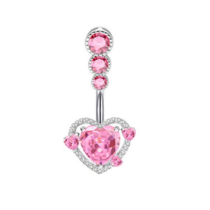 Gaby 316L Y2K Día <span class=keywords><strong>de</strong></span> San Valentín corazón Rosa <span class=keywords><strong>ombligo</strong></span> diseños <span class=keywords><strong>de</strong></span> tatuaje piercing inferior anillo <span class=keywords><strong>de</strong></span> uñas al por mayor piercing <span class=keywords><strong>de</strong></span> <span class=keywords><strong>ombligo</strong></span> - Product Image 5