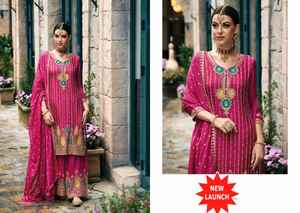 Ropa india y pakistaní Palazzo Kurti para mujer Material semicosido Sharara Palazzo Trajes disponibles a granel - Product Image 4