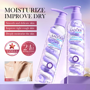 The New Private Labels SADOER <b>Vanilla</b> Marshmallow <b>Body</b> <b>Lotion</b> Moisturizing and Hydrating <b>Body</b> <b>Lotion</b> in Autumn and Winter - Product Image 2