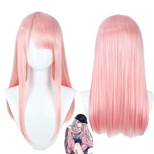 Peluca Larga y Lisa Rosa Resistente al Calor de Akiyama <span class=keywords><strong>Mizuki</strong></span> del Juego Project Sekai Colorful Stage GAHC-015 - Product Image 1