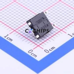 KAN0644-0371C1-A Tactile Switch SMD,6x6mm Switch Single Pole Single Throw Round Button Vertical Mount 6mm - Product Image 2