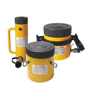 Single Acting Hydraulic Steel Lock Nut Cylinders For Lifting and Supporting