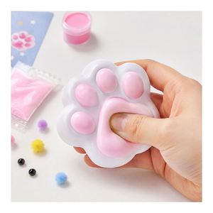 Suministros de manualidades Squishy transfronterizos: Goma líquida de curado rápido, Glitter para decoración de cavidades de hámster con forma de pata de queso, Guía de flocado con purpurina - Product Image 5