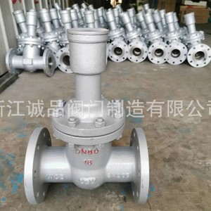 วาล์วประตูแบบมีหน้าแปลนป้องกันการโจรกรรม รุ่น FDZ45H-16 ควบคุมด้วยมือ ผลิตจากเหล็กหล่อและเหล็กกล้าไร้สนิม สำหรับสื่อของเหลว - Product Image 5