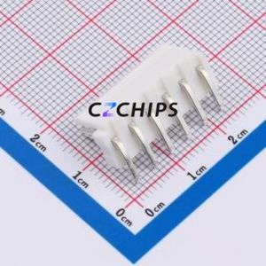 VH-6AW Wire-to-Board Pin Header Bent Lead Through Hole,P=3.96mm Connector 1x6P 3.96mm Right Angle Insert 6P - Product Image 2