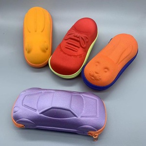 Hot bán phim hoạt hình hình dạng đầy màu sắc EVA Kính cảnh tượng bao bì hộp xách tay quang trẻ em Kính mắt trường hợp - Product Image 3