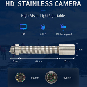 20M Câble 4.3 "TFT LCD Moniteur 17MM Caméra d'inspection des égouts avec HD 1200TVL pour tuyaux - Product Image 4
