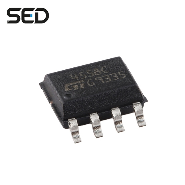 IC chip MC4558CDT SP-8 wideband dual-channel bipolar operational amplifier