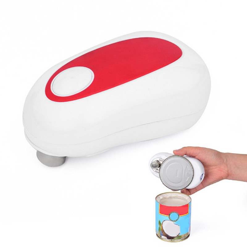 Amazon Hot Selling Electric Can Opener Portable Battery Powered Automatic Smooth Edge Can Opener