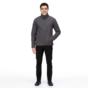 Veste Softshell en Polyester de Haute Qualité pour Hommes Personnalisable Respirante Légère à Capuche Design Casual pour l'Hiver Haute - Product Image 1