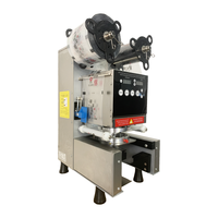 Machine entièrement automatique de cachetage de tasse de thé de bulle pour des tasses de jus de boissons de thé de lait
