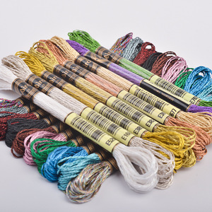 Fili Metallici per Ricamo Multicolore, <span class=keywords><strong>Filo</strong></span> Glitterato per Ricamo, <span class=keywords><strong>Filo</strong></span> in Poliestere per Punto Croce - Product Image 1