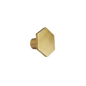 <b>Copper</b> Furniture Handle Geometric Shape Single Hole Drawer Cabinet Door Hardware Pure <b>Copper</b> Durable Minimalist Design - Product Image 3
