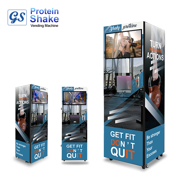 GS505 торговый автомат для холодных энергетических напитков с сенсорным экраном