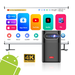 Mini proyector Android 9 DLP para exteriores 4K Full HD 250 <span class=keywords><strong>ANSI</strong></span> dual WiFi y proyector portátil BT 5,0 - Product Image 5