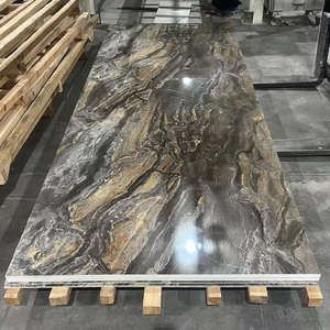 Tấm PVC giả đá cẩm thạch bóng gương 3mm, dẻo, chống tia UV, thay thế đá cẩm thạch trong nhà dùng trang trí tường - Product Image 6