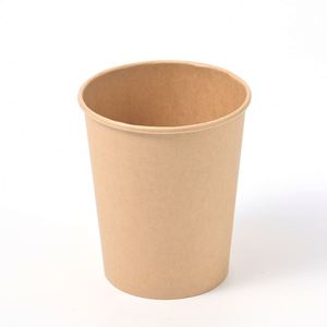 Tazón de Papel Kraft Ecológico Desechable con Tapa de 8oz a 32oz, Contenedor para Sopa, Arroz y Ensalada, Logotipo Personalizado OEM, Apto para Microondas - Product Image 2