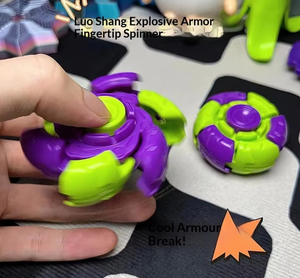 Vente en gros - Meilleure vente - Jouet anti-stress amusant en plastique pour enfants et adultes, Fidget Spinner silencieux avec roulement 608 à rotation durable - Product Image 1