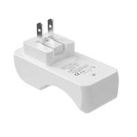 Chargeur de batterie intelligent PUJIMAX à 2 emplacements, chargeur de batterie 9V, chargeur portable 1.2V Ni-mh pour batteries rechargeables 1.2V AA AAA 9V
