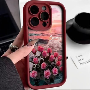 Seaside Rose Print Ladder Lens Style Funda de teléfono móvil de TPU a prueba de golpes para Tecno Spark 30 20 6 7 8 10 Go Pop 3 4 5 <span class=keywords><strong>9</strong></span> - Product Image 4