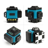 Nivel Láser Rotatorio de Haz Verde Autonivelante de 360 Grados Horizontal y Vertical de 12/16 Líneas Más Vendido