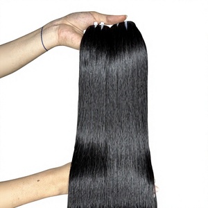 Extensiones de Cabello Humano Virgen Ksix Hair Super Double Drawn, Cutícula Alineada, Tejido a Máquina, Logotipo Personalizado, 100 Gramos, Venta al Por Mayor, Grado 15A - Product Image 1