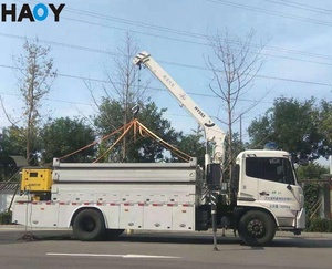 קטן מיני 5 טון הידראולי שלט רחוק ישר טלסקופי ום מנוף רכוב Dongfeng Howo Foton משאית - Product Image 3