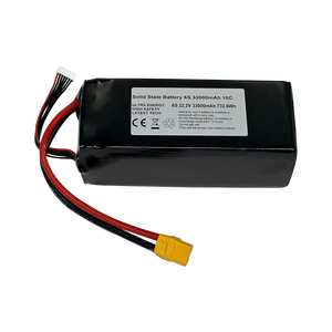Batterie solide à très haute densité 410Wh/kg 6S 22.2V 33000mAh 10C pour drone à longue autonomie MAS-SSB410-6s33000mAh 410Wh/kg - Product Image 4