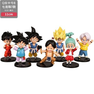 Ensemble Q-version à succès, modèle DBZ, Dragon Balls <span class=keywords><strong>Super</strong></span> <span class=keywords><strong>Saiyan</strong></span> Goku, figurine d'action, Gogeta <span class=keywords><strong>Vegeta</strong></span>, jouets en PVC, mini ensemble, figurineaz - Product Image 2