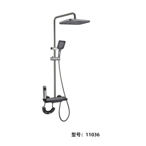 Piano Key Bathroom Digital Display Faucet <b>Shower</b> Set Wall-Mounted 4-Function Faucet Smart <b>Shower</b> Set - Product Image 2